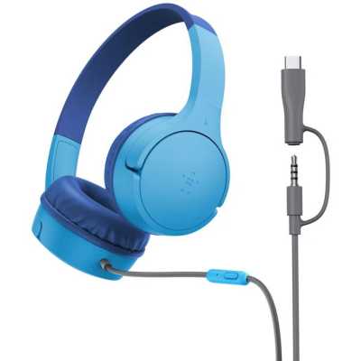 гарнитура Belkin SoundForm Mini Wired Blue AUD010hqBL