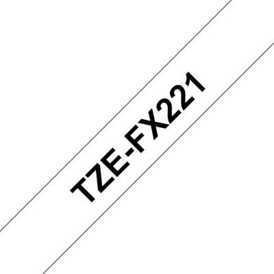 картридж Brother TZE-FX221 белый