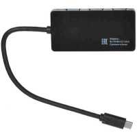 разветвитель USB Buro BU-HUB4-0.2-U3.0 черный