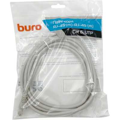 патч-корд Buro UTP-6-3M-G Серый