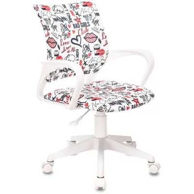 кресло детское Бюрократ BUROKIDS 1 W-REDLIPS мультиколор