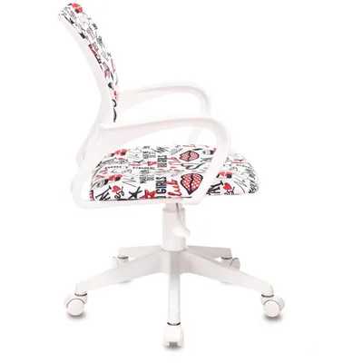 кресло детское Бюрократ BUROKIDS 1 W-REDLIPS мультиколор
