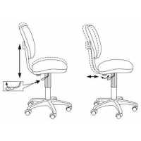стул Бюрократ CH-204NX/STICK-BLUE