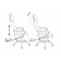 офисное кресло Бюрократ CH-608SL/ECO/BLACK черный