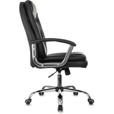 офисное кресло Бюрократ CH-868SL/BLACK-PU черный