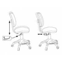 стул Бюрократ CH-W204/F/STICK-BL голубой