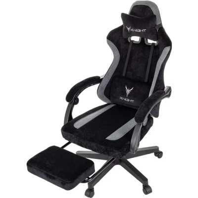 игровое кресло Бюрократ KNIGHT NITRO/F B черный
