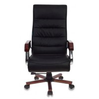 офисное кресло Бюрократ T-9909WALNUT/BLACK черный