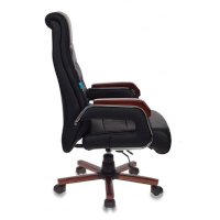 офисное кресло Бюрократ T-9909WALNUT/BLACK черный