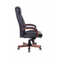 офисное кресло Бюрократ T-9922WALNUT-BLACK черный