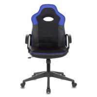 игровое кресло Бюрократ VIKING-11-BL-BLUE черно-синий