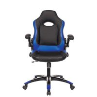 игровое кресло Бюрократ VIKING-1N-BL-BLUE черно-синий