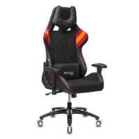 игровое кресло Бюрократ VIKING 4 AERO RED черно-оранжевый