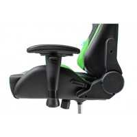 игровое кресло Бюрократ VIKING 5 AERO LGREEN черно-зеленый