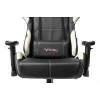 игровое кресло Бюрократ VIKING 5 AERO WHITE черно-белый