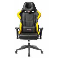 игровое кресло Бюрократ VIKING 5 AERO YELLOW черно-желтый