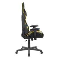 игровое кресло Бюрократ VIKING ZOMBIE A4 YEL черно-желтый