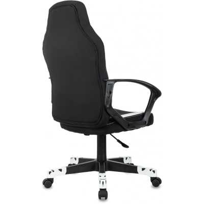 игровое кресло Бюрократ ZOMBIE 100 Black/White черно-белый