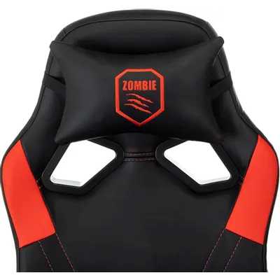 игровое кресло Бюрократ ZOMBIE 50 Black/Red черно-красный