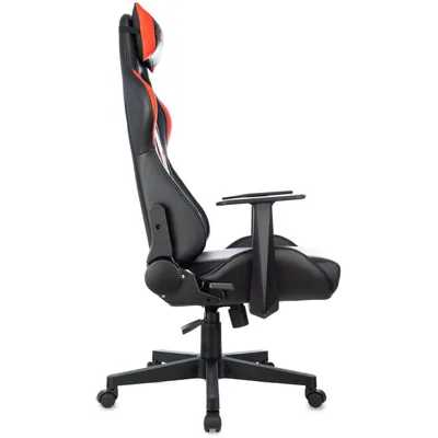 игровое кресло Бюрократ ZOMBIE Game Penta Black/Red черно-красный
