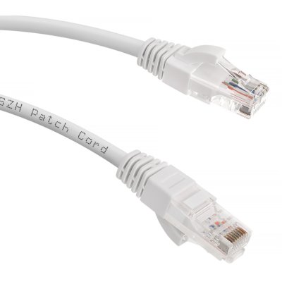 патч-корд Cabeus PC-UTP-RJ45-Cat.5e-0.3m-WH-LSZH Белый