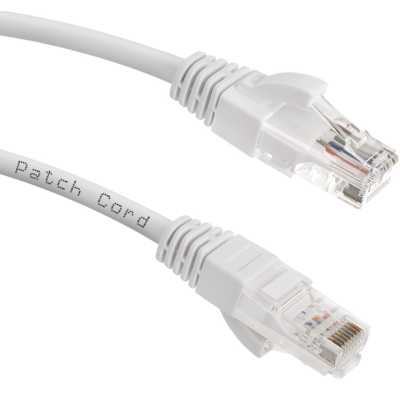 патч-корд Cabeus PC-UTP-RJ45-CAT.5E-1M-WH Белый
