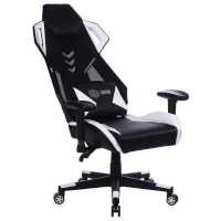 игровое кресло Cactus CS-CHR-090BLW черно-синий