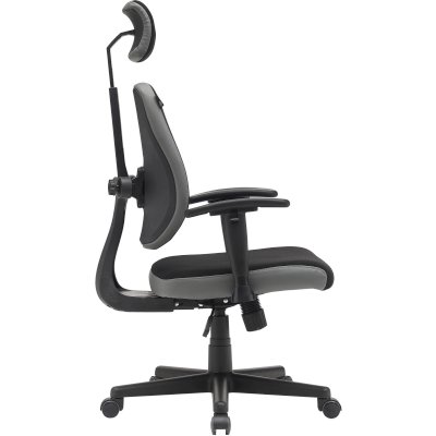 игровое кресло Cactus CS-CHR-MC03-BKGY черный-серый