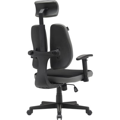 игровое кресло Cactus CS-CHR-MC03-BKGY черный-серый