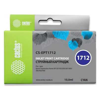 картридж Cactus CS-EPT1712 голубой
