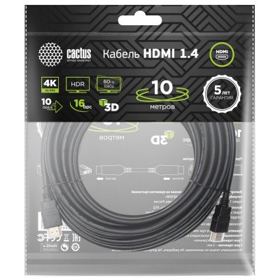 кабель Cactus CS-HDMI.1.4-10