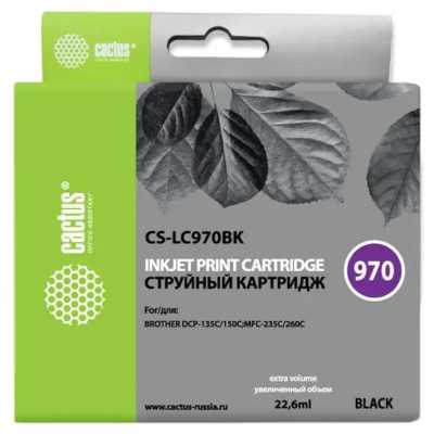 картридж Cactus CS-LC970BK черный