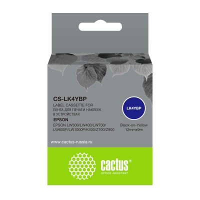 картридж Cactus CS-LK4YBP черный