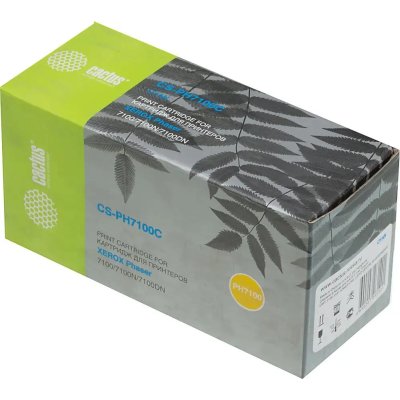 картридж Cactus CS-PH7100C голубой