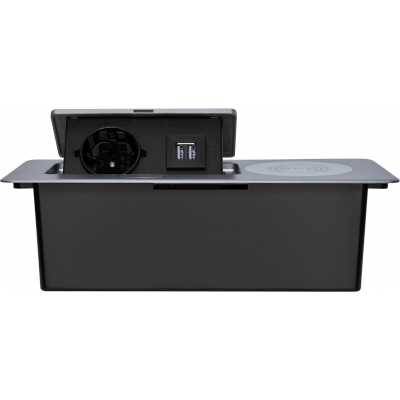 розетка для столешницы Cactus CS-SOCKET-USBA-WLESS