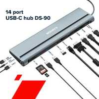 мультипортовый хаб Canyon 14-в-1 USB-C DS-90 CNS-HDS90
