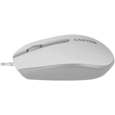 мышь Canyon M-10 CNE-CMS10WG Белый-серый