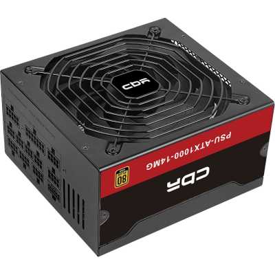 блок питания CBR 1000W PSU-ATX1000-14MG Черный