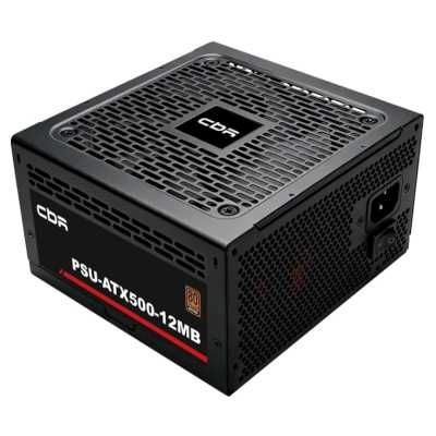 блок питания CBR 500W PSU-ATX500-12MB Черный