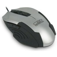 мышь CBR CM-333 Silver-Black Серебристый-черный