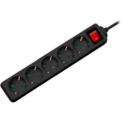 сетевой фильтр CBR CSF SP-5-030M-B Black черный