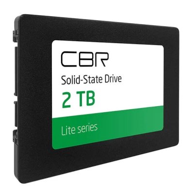 SSD диск CBR Lite 2Tb SSD-002TB-2.5-LT22 Черный