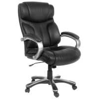 офисное кресло Chairman 435 Black экокожа черный