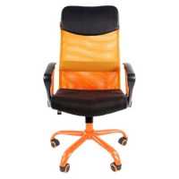 офисное кресло Chairman 610 CMet Black-Orange 7021400 черный/оранжевый
