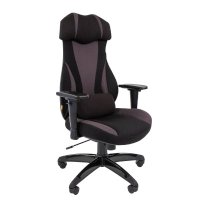 игровое кресло Chairman Game 14 Black-Grey черно-серый