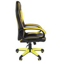 игровое кресло Chairman Game 16 Black-Yellow черно-желтый