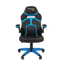 игровое кресло Chairman Game 18 Black-Blue черно-синий