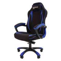 игровое кресло Chairman Game 28 Black-Blue черно-синий