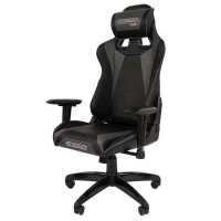 игровое кресло Chairman Game 44 Black-Grey черно-серый