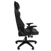 игровое кресло Chairman Game 44 Black-Grey черно-серый